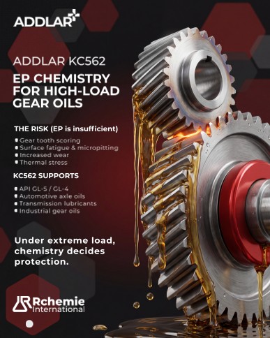 ADDLAR KC562: EP chemistry for high-load gear oil formulations